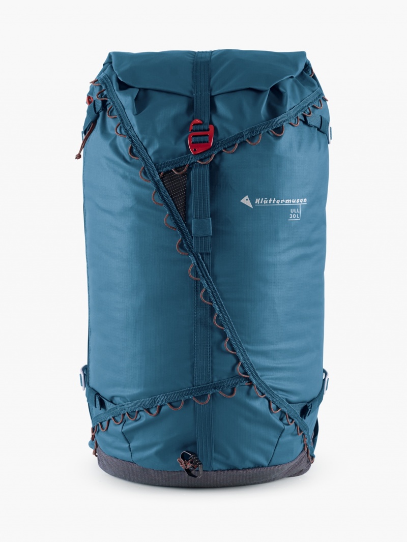 Men Klättermusen Ull(30L) Backpack Blue | 23490SFTX