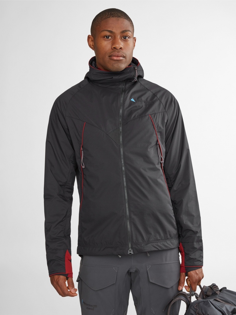 Men Klättermusen Vale Down Jackets Black | 20637QRTY