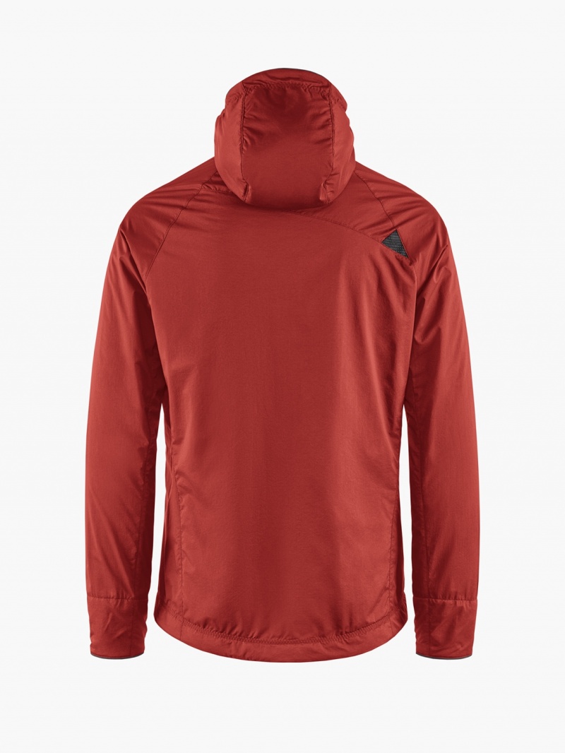 Men Klättermusen Vale Down Jackets Red | 82139KGPM