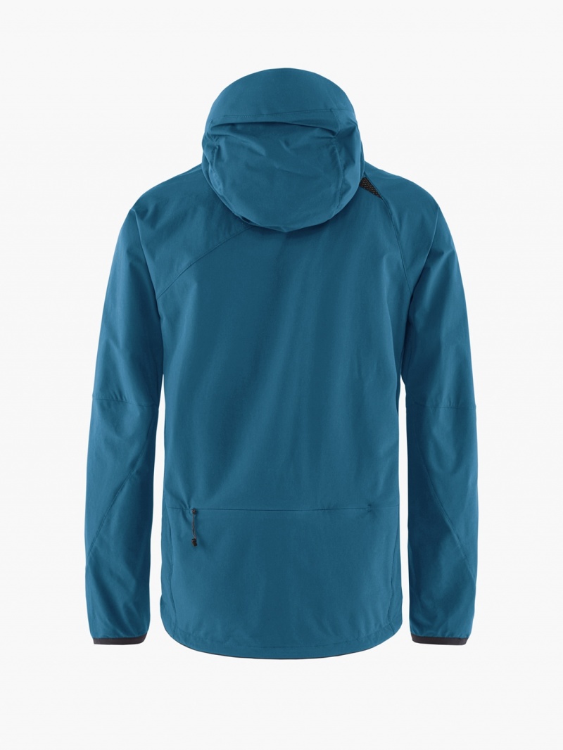 Men Klättermusen Vanadis 2.0 Wind Jacket Blue | 10368QIBW