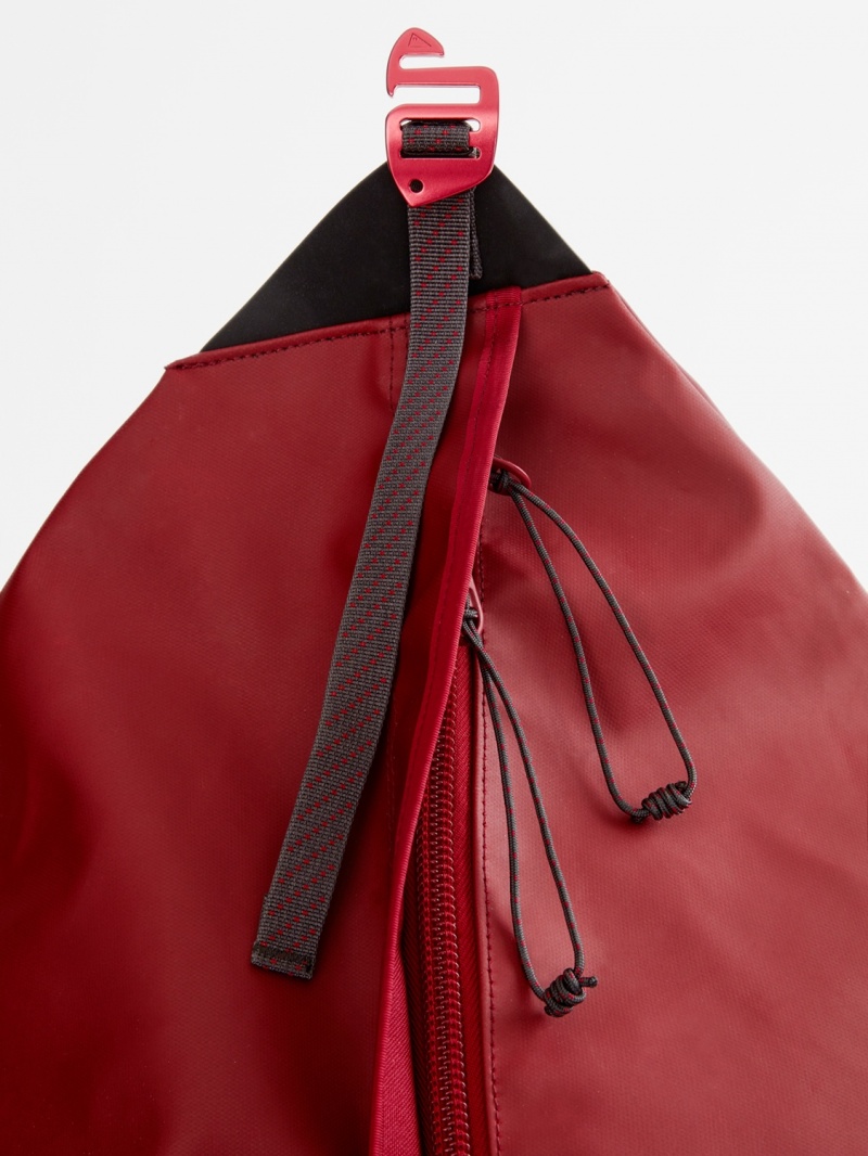 Men Klättermusen Ydalir(80L) Backpack Red Black | 60543NDZW