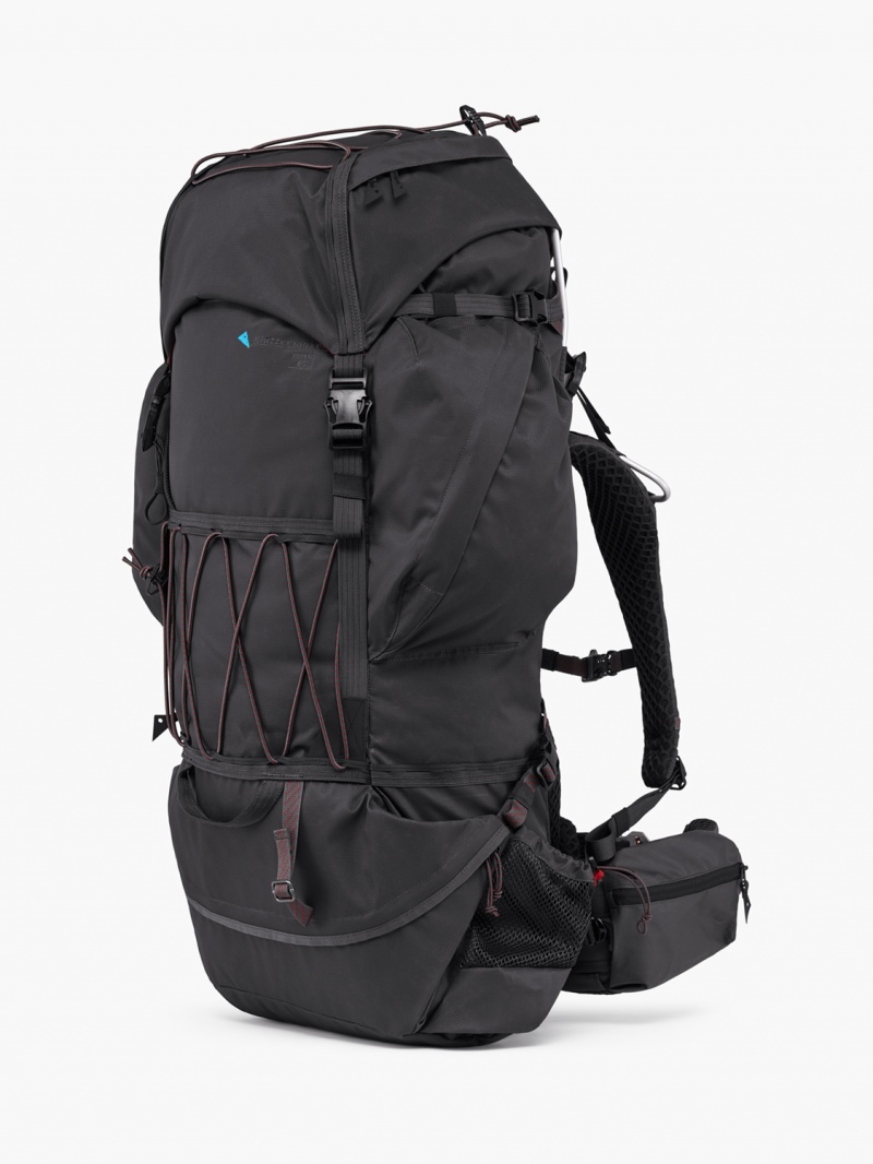 Men Klättermusen Ymer 2.0(77L) Backpack Black | 83062TKQU