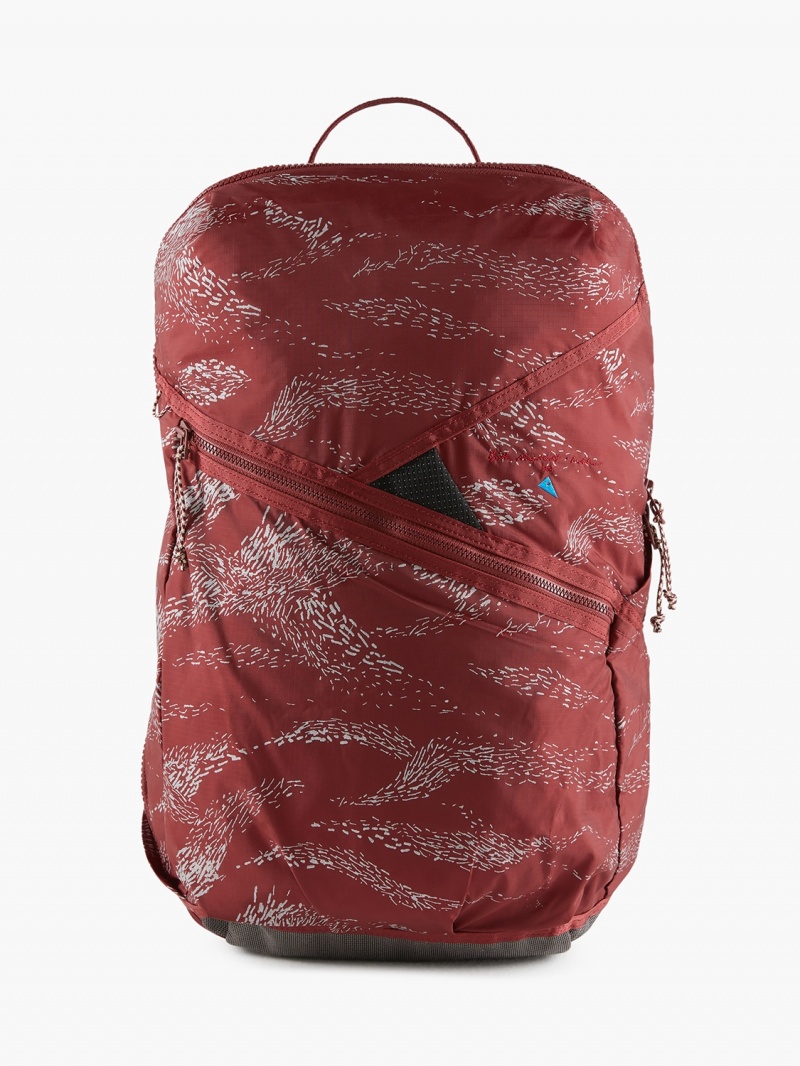 Women Klättermusen 78 Retina Britta Everyday Backpack Red | 06723YIRZ