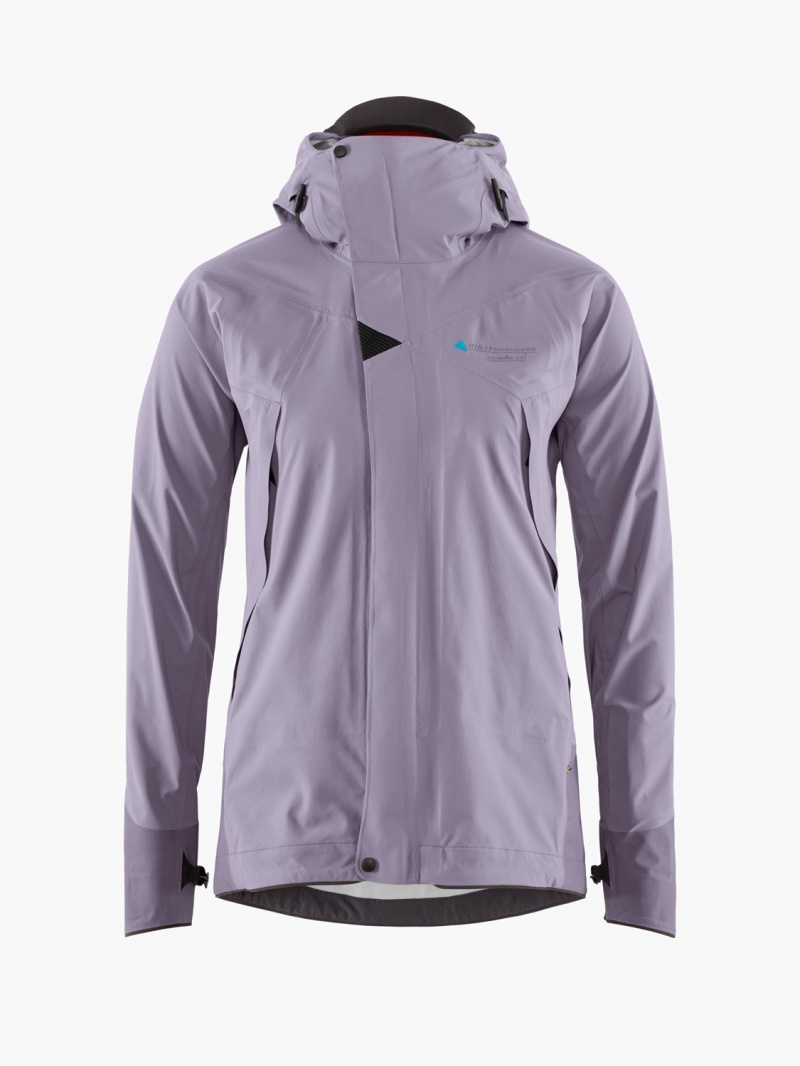 Women Klättermusen Allgrön 2.0 Waterproof Jackets Purple | 21964BTER