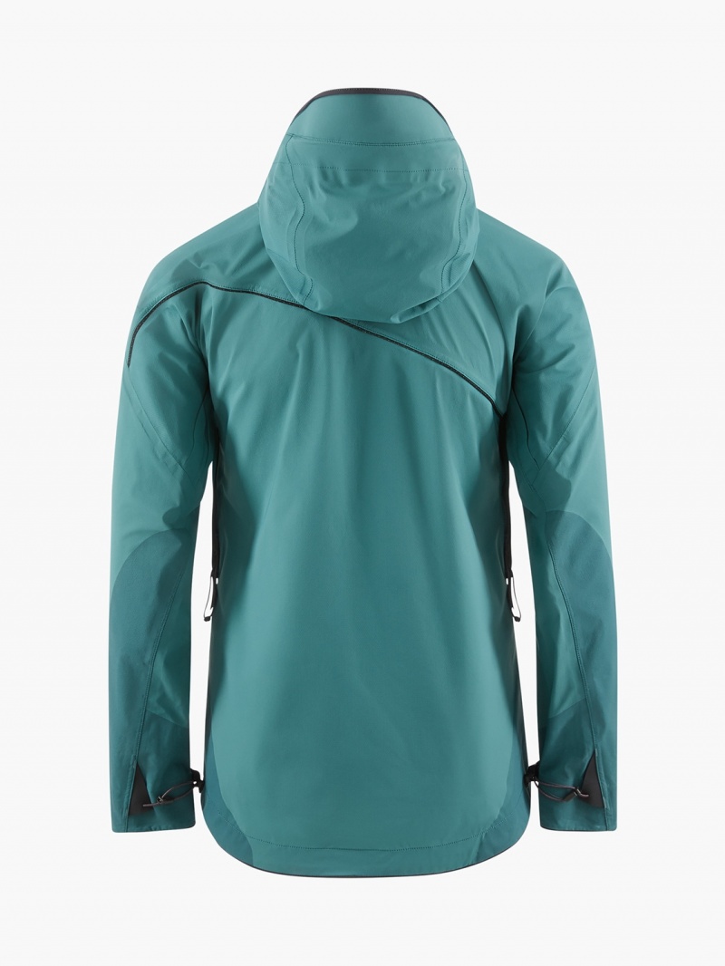 Women Klättermusen Allgrön 2.0 Waterproof Jackets Green | 92580HMJY