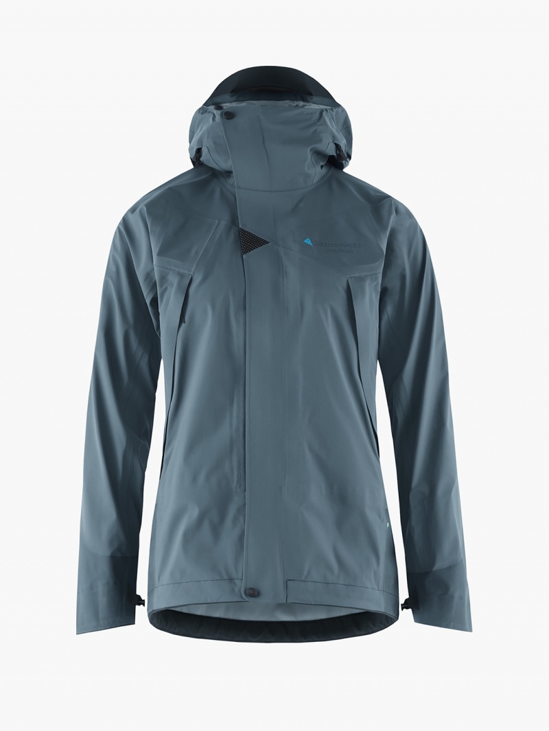 Women Klättermusen Allgrön 2.0 Waterproof Jackets Blue | 20546YZCI