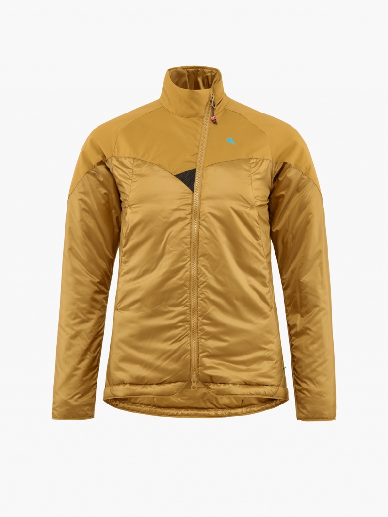 Women Klättermusen Alv 2.0 Down Jackets Brown | 76423KJWV