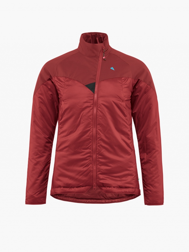 Women Klättermusen Alv 2.0 Down Jackets Red | 92483DALV