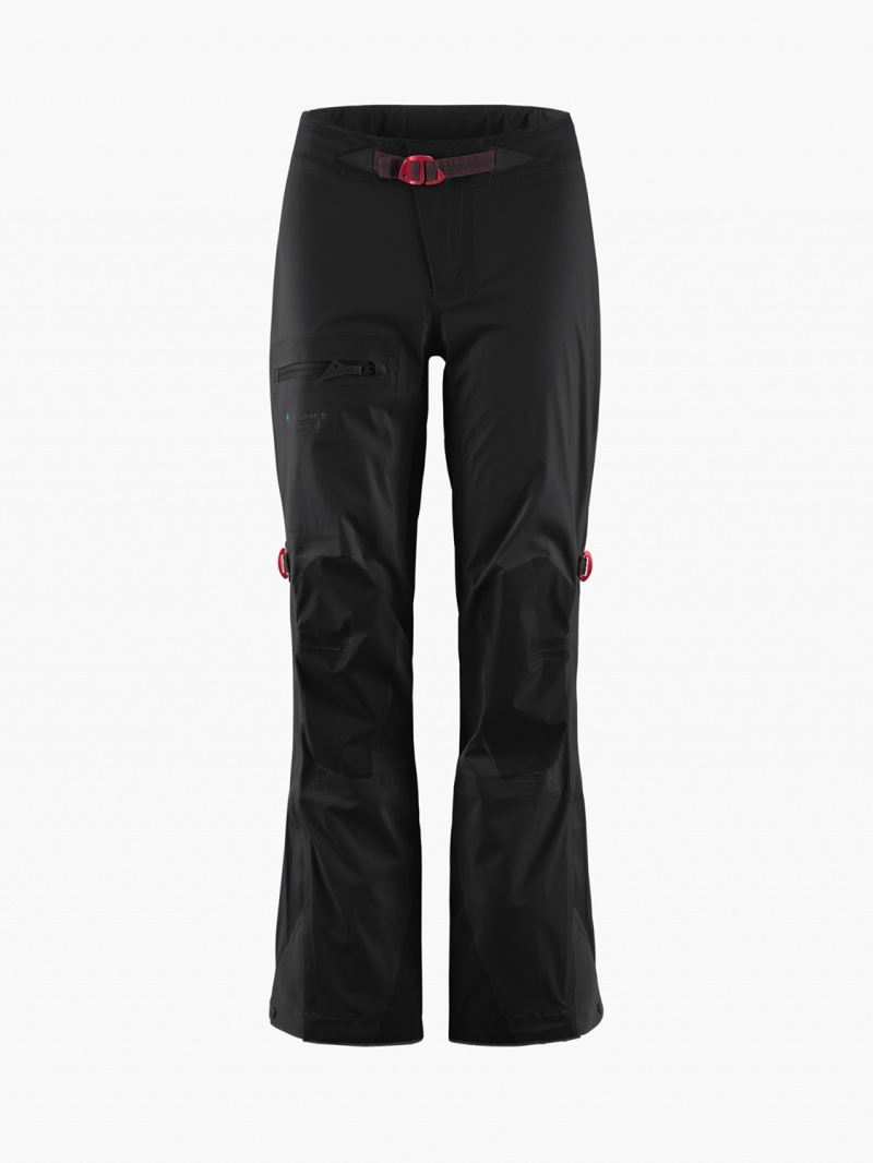 Women Klättermusen Andvare Pants Black | 64509ADKQ