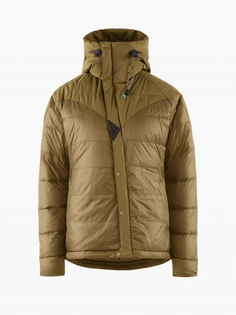 Women Klättermusen Atle 2.0 Down Jackets Olive | 02465QFVZ