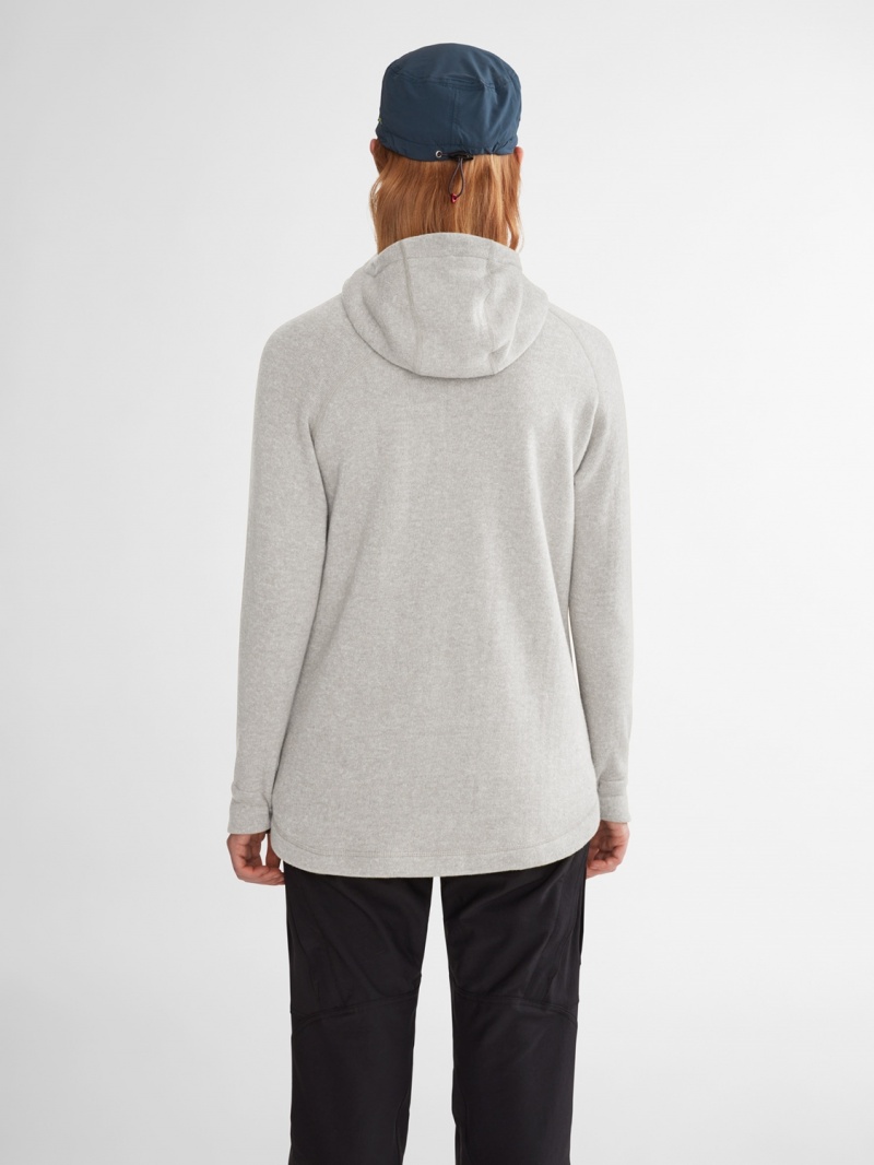 Women Klättermusen Balder Hoodie Midlayer Dark Grey | 15397LMXQ