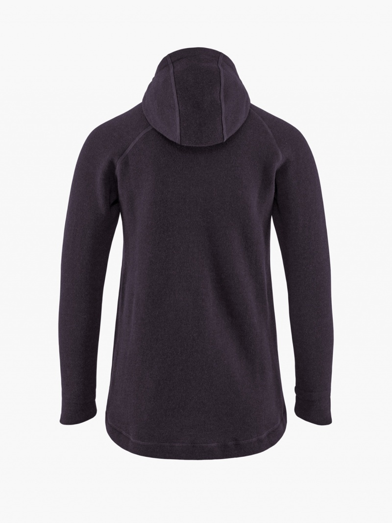 Women Klättermusen Balder Hoodie Midlayer Purple | 94107WUYB