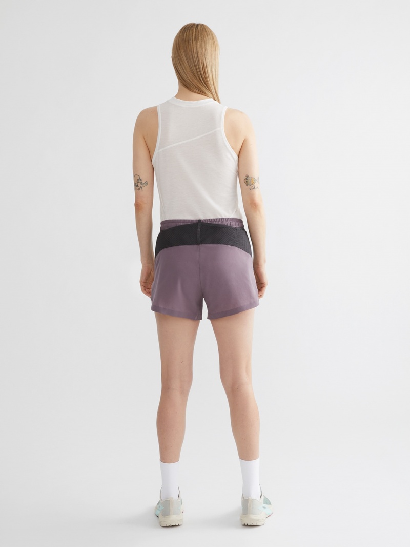 Women Klättermusen Bele Shorts Purple | 09362URML