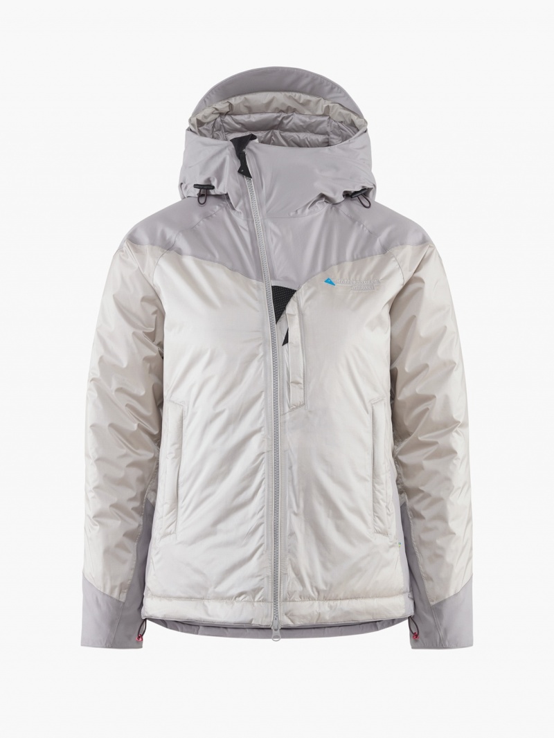 Women Klättermusen Bifrost Down Jackets Grey | 82905LTSM