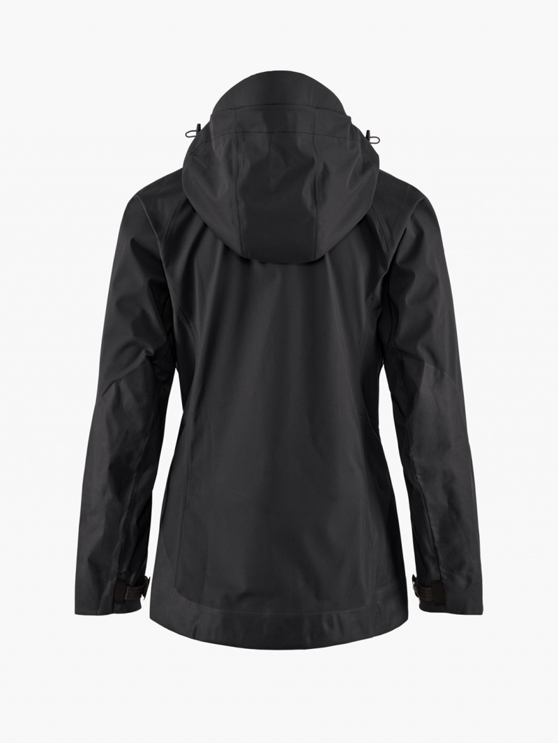 Women Klättermusen Brage 2.0 Waterproof Jackets Black | 98637YMKV