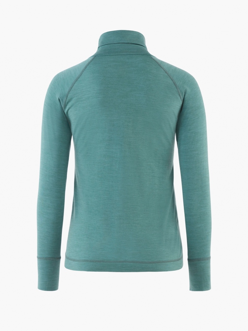 Women Klättermusen Fafne Baselayer Green | 60149VPJG