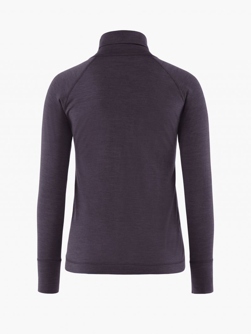 Women Klättermusen Fafne Baselayer Purple | 20815JOSC