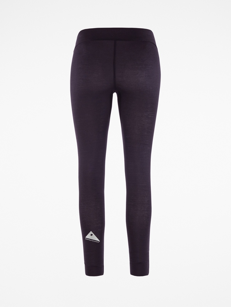 Women Klättermusen Fafne Baselayer Purple | 35082GDLX