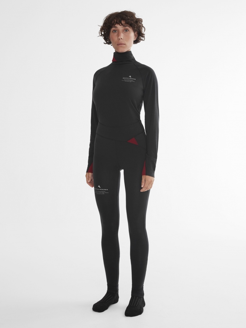 Women Klättermusen Fafne Baselayer Red | 92341XPAB