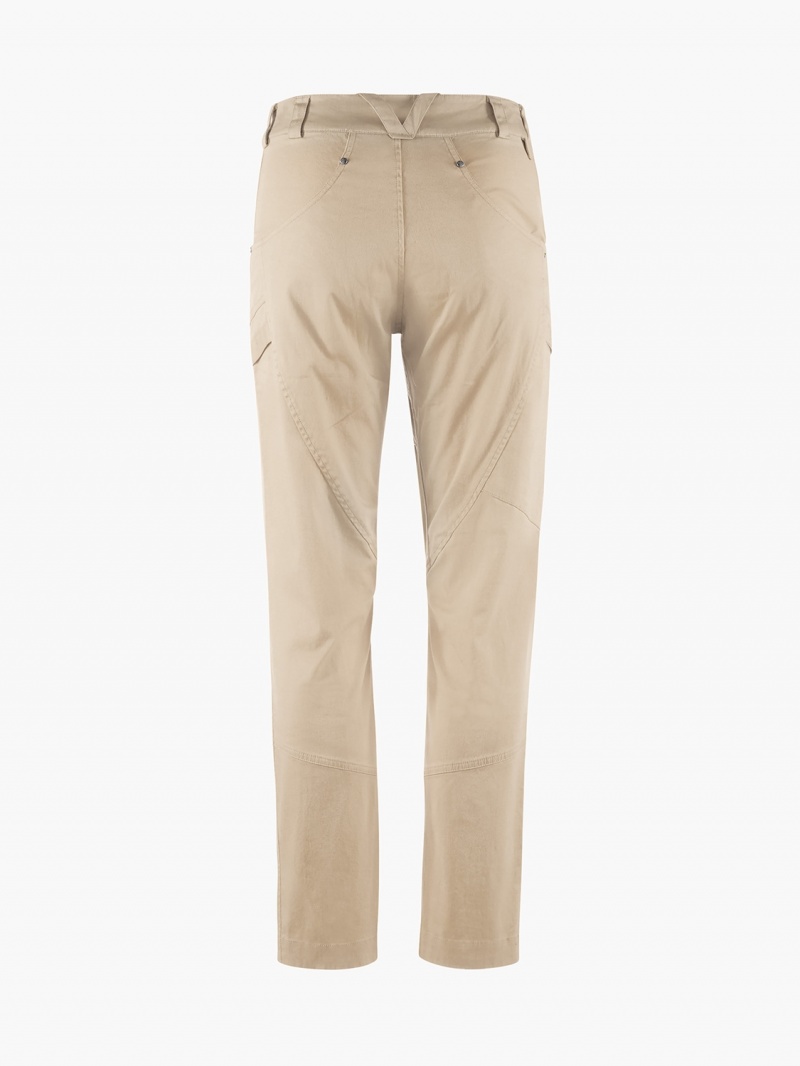 Women Klättermusen Gefjon 2.0 Pants Beige | 15964ZLWN