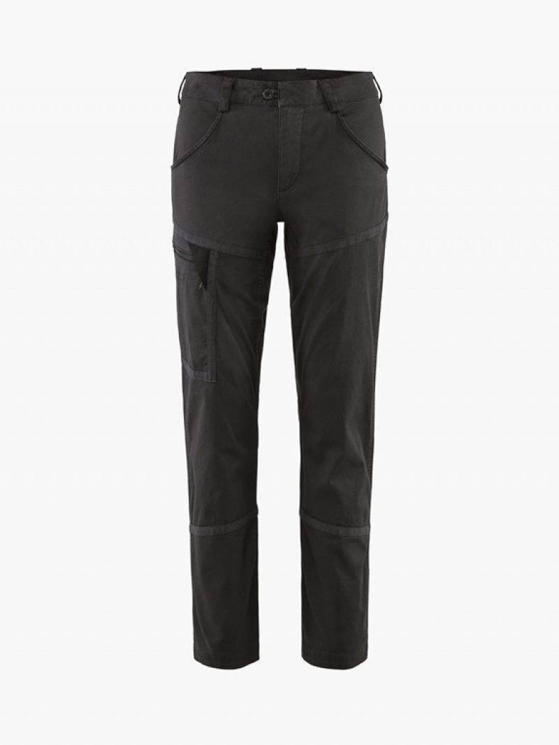 Women Klättermusen Gefjon Pants Black | 04176OABT