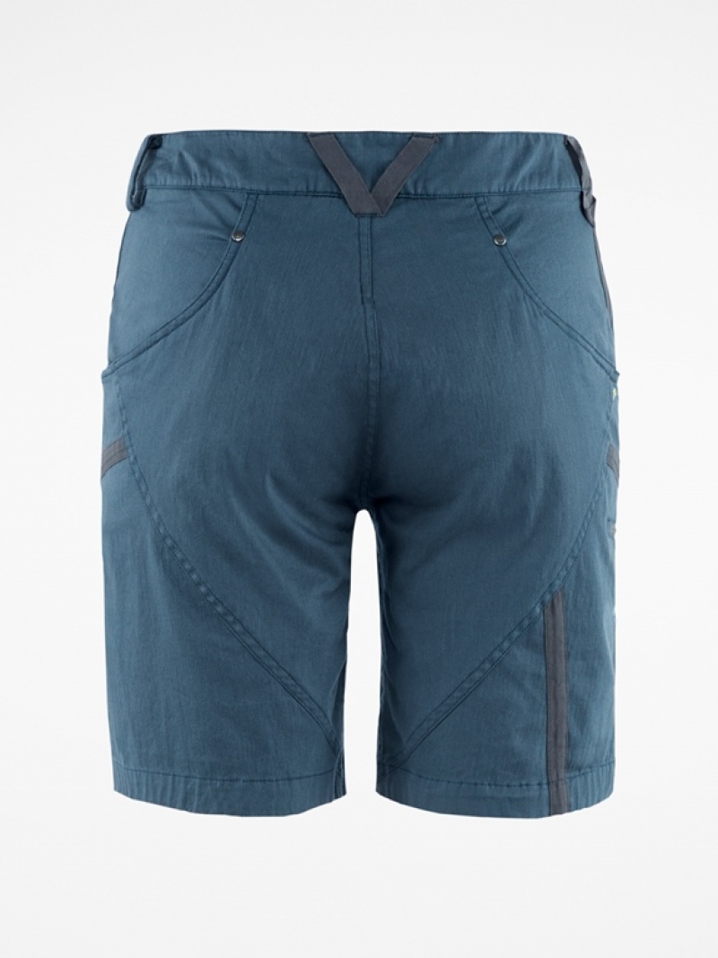 Women Klättermusen Gefjon Shorts Blue | 81549JDTA