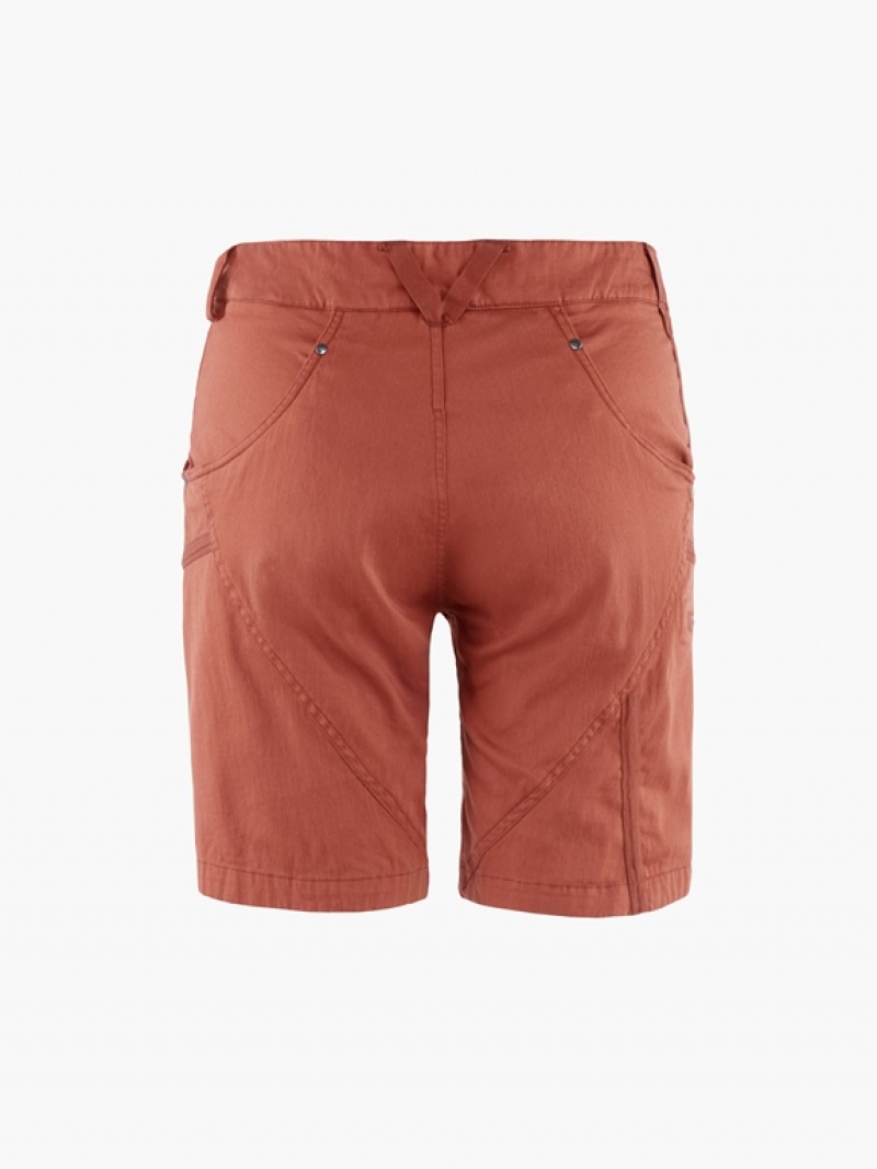 Women Klättermusen Gefjon Shorts Red | 17286LIQN