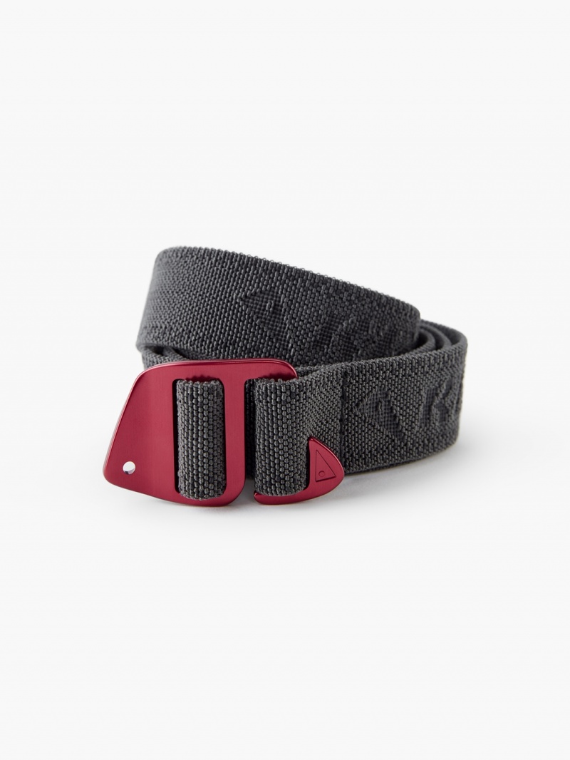 Women Klättermusen Gjord Belts Black | 31596PKRA