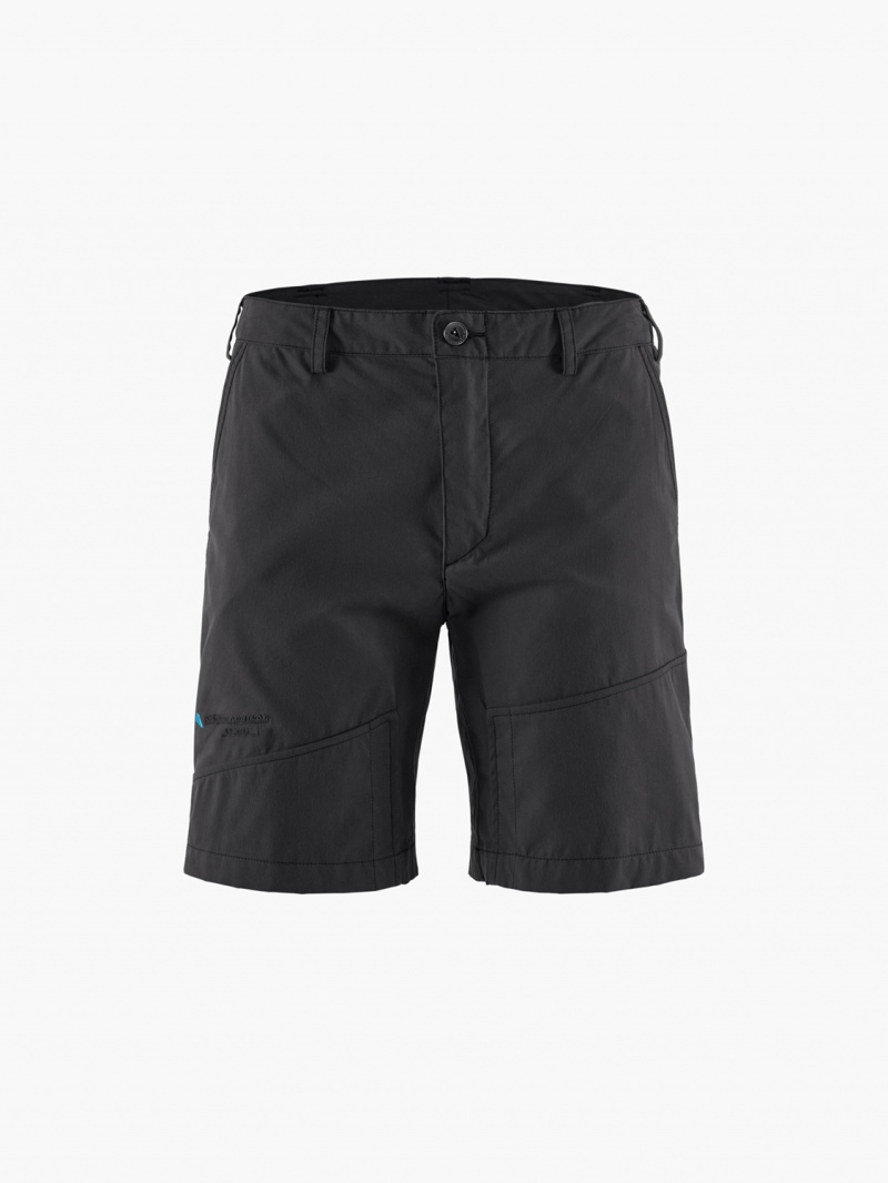 Women Klättermusen Grimm Shorts Black | 47526YZSM