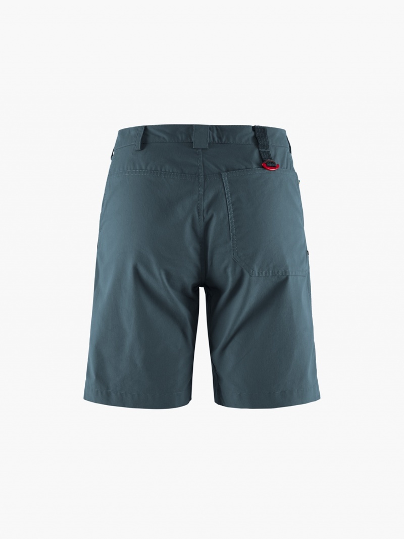 Women Klättermusen Grimm Shorts Blue | 52176AHYX