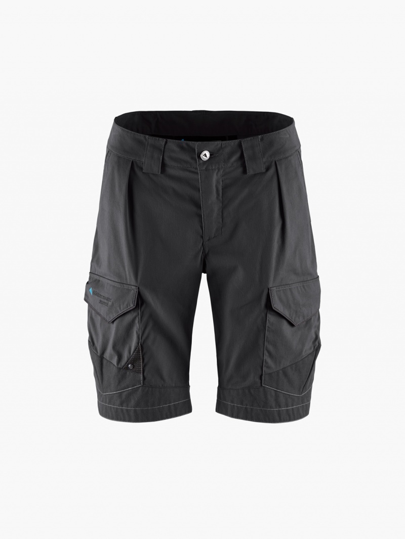 Women Klättermusen Grimner Shorts Black | 71920NBCD