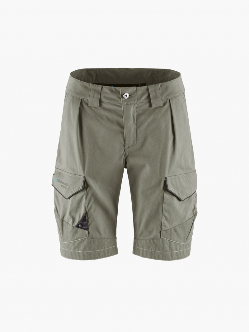 Women Klättermusen Grimner Shorts Green | 97528BFAR