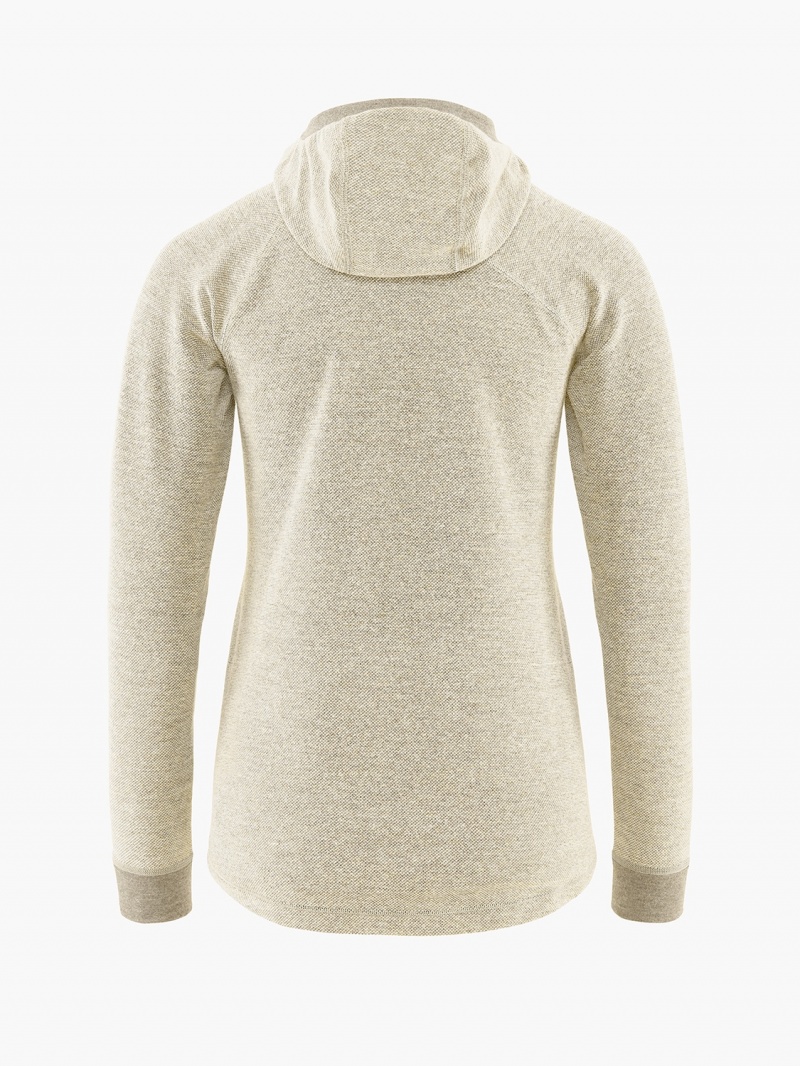 Women Klättermusen Hödur Fleece Beige | 69843NORA