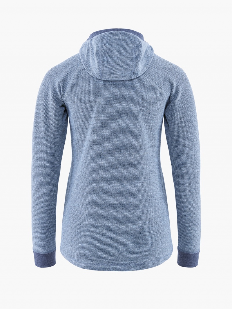 Women Klättermusen Hödur Fleece Blue | 67423LWQH