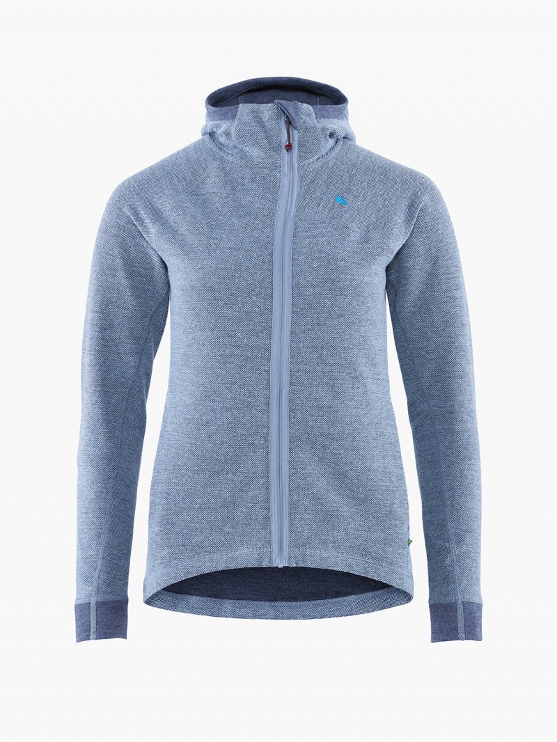 Women Klättermusen Hödur Fleece Blue | 67423LWQH