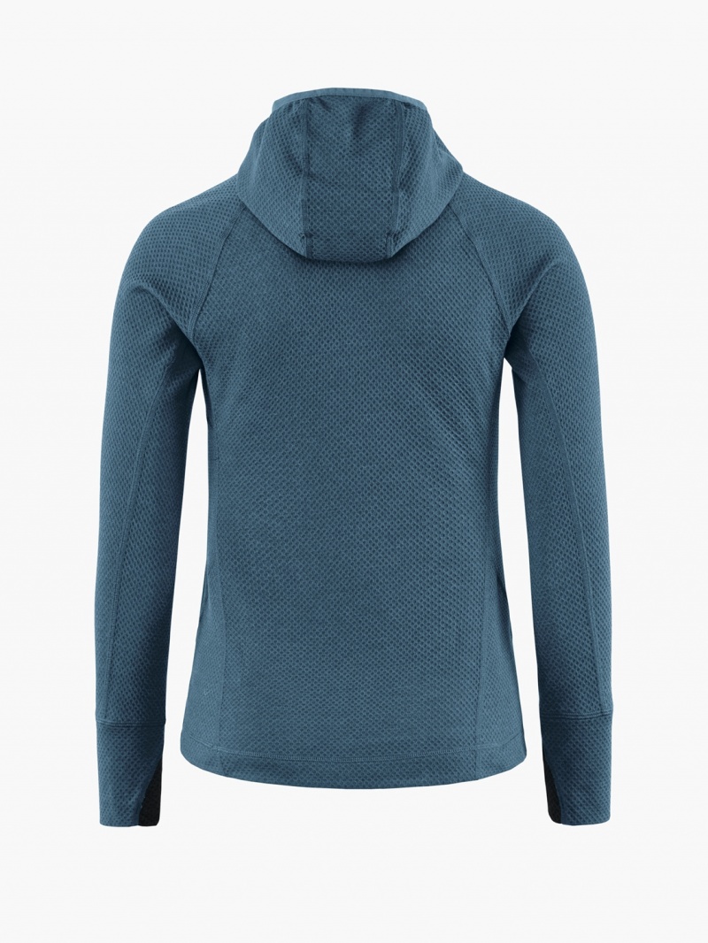 Women Klättermusen Huge Hoodie Blue | 57439PAIZ