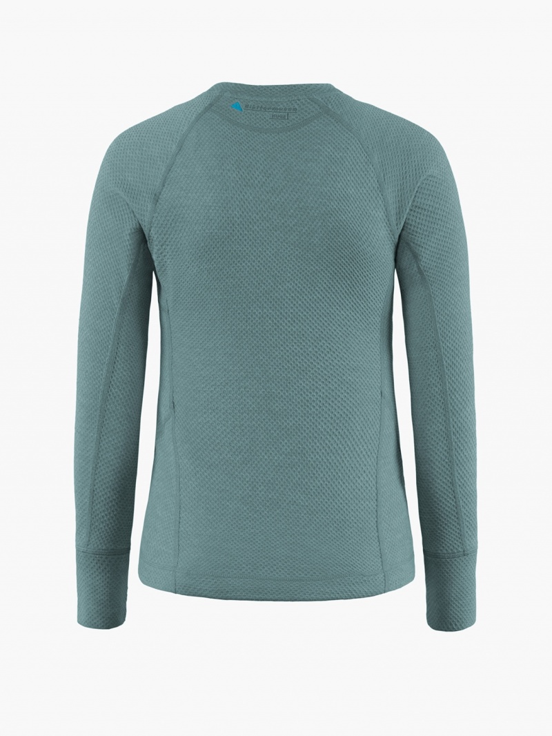 Women Klättermusen Huge Midlayer Green | 52791UCOX