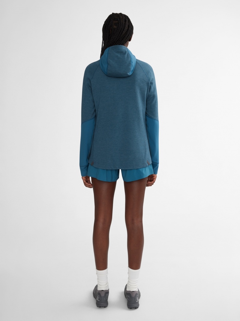 Women Klättermusen Hugin Fleece Green | 04693NDUW