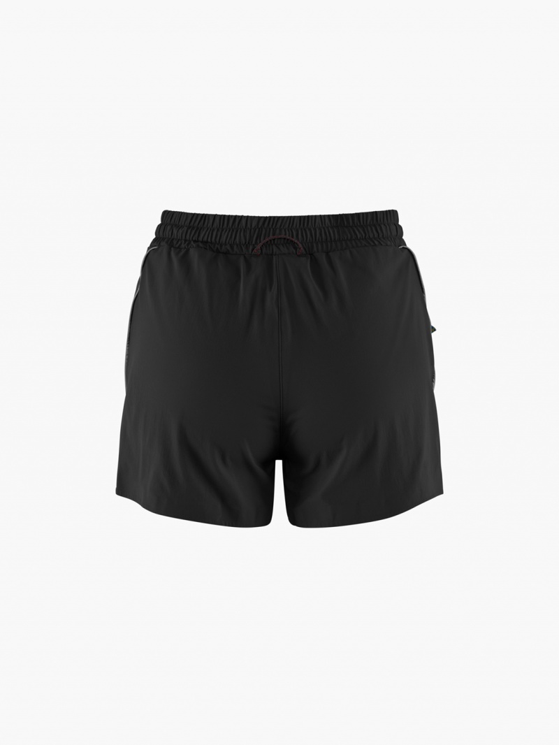 Women Klättermusen Laufey Shorts Black | 26107BQAI