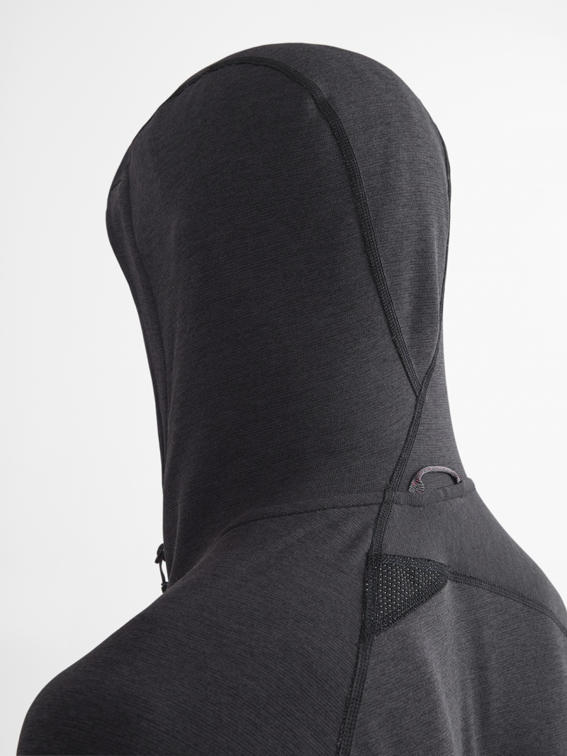 Women Klättermusen Njorun 2.0 Hoodie Black | 92387VWOT