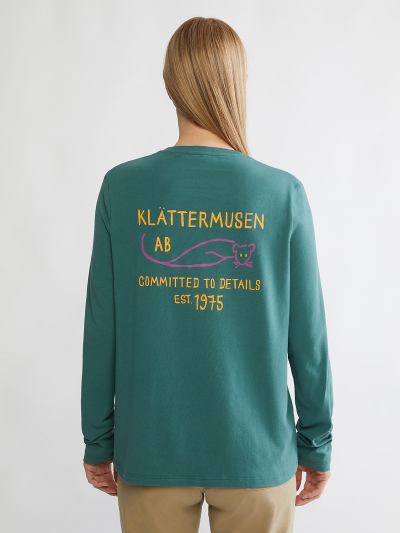 Women Klättermusen Runa Commitment 2.0 T-Shirt Purple | 50136QMTI