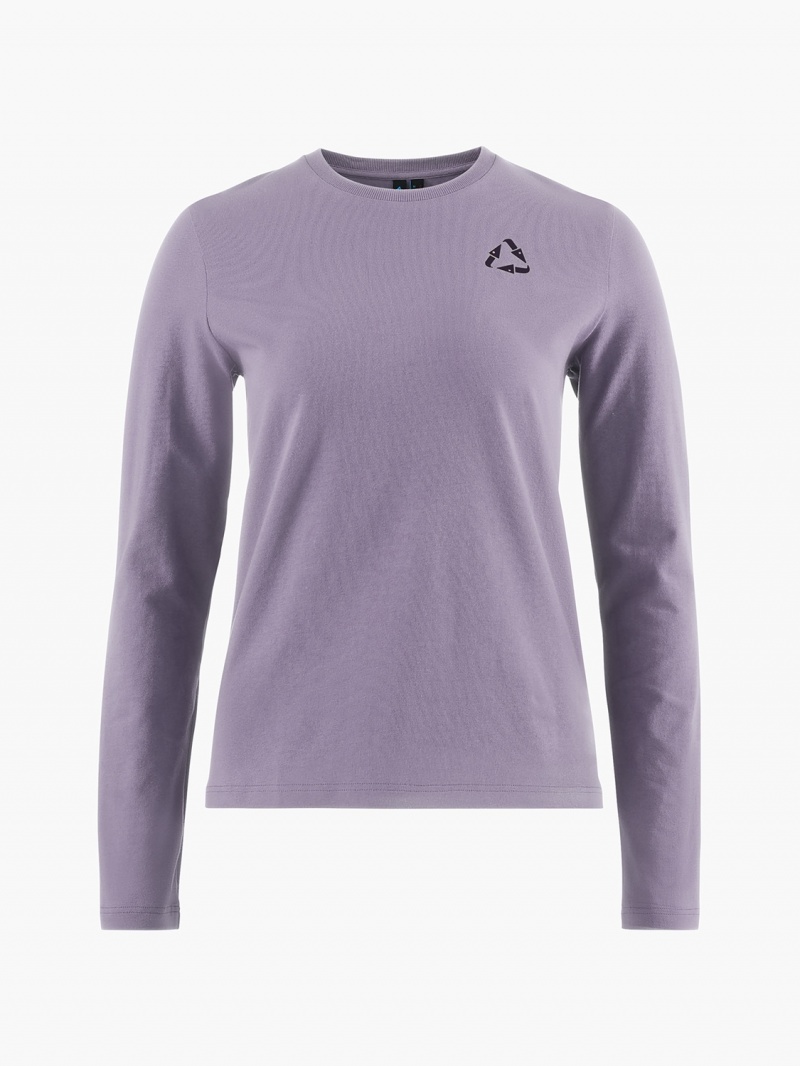 Women Klättermusen Runa Commitment 2.0 T-Shirt Purple | 50136QMTI