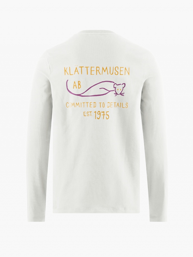 Women Klättermusen Runa Commitment 2.0 T-Shirt White | 60931NIFY