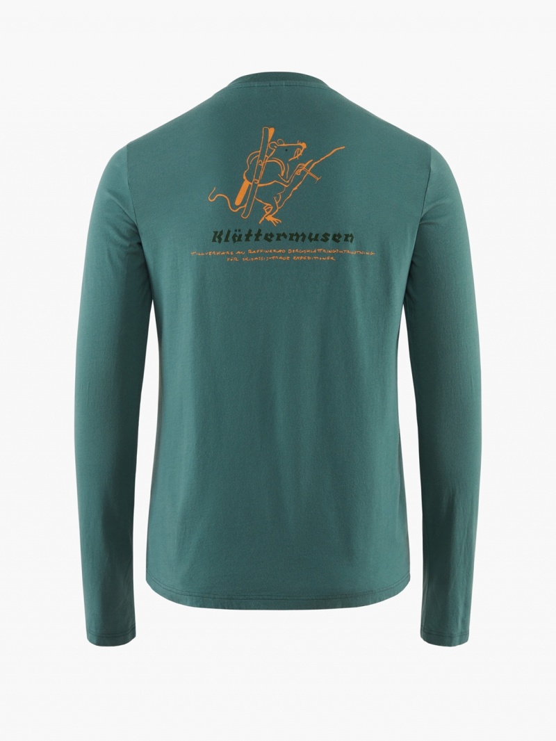 Women Klättermusen Runa Endeavour T-Shirt Green | 69382CJKG