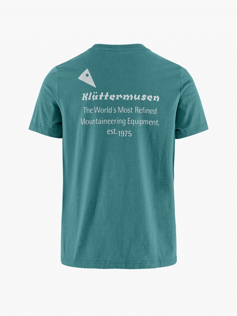 Women Klättermusen Runa Maker T-Shirt Green | 59810ALKD