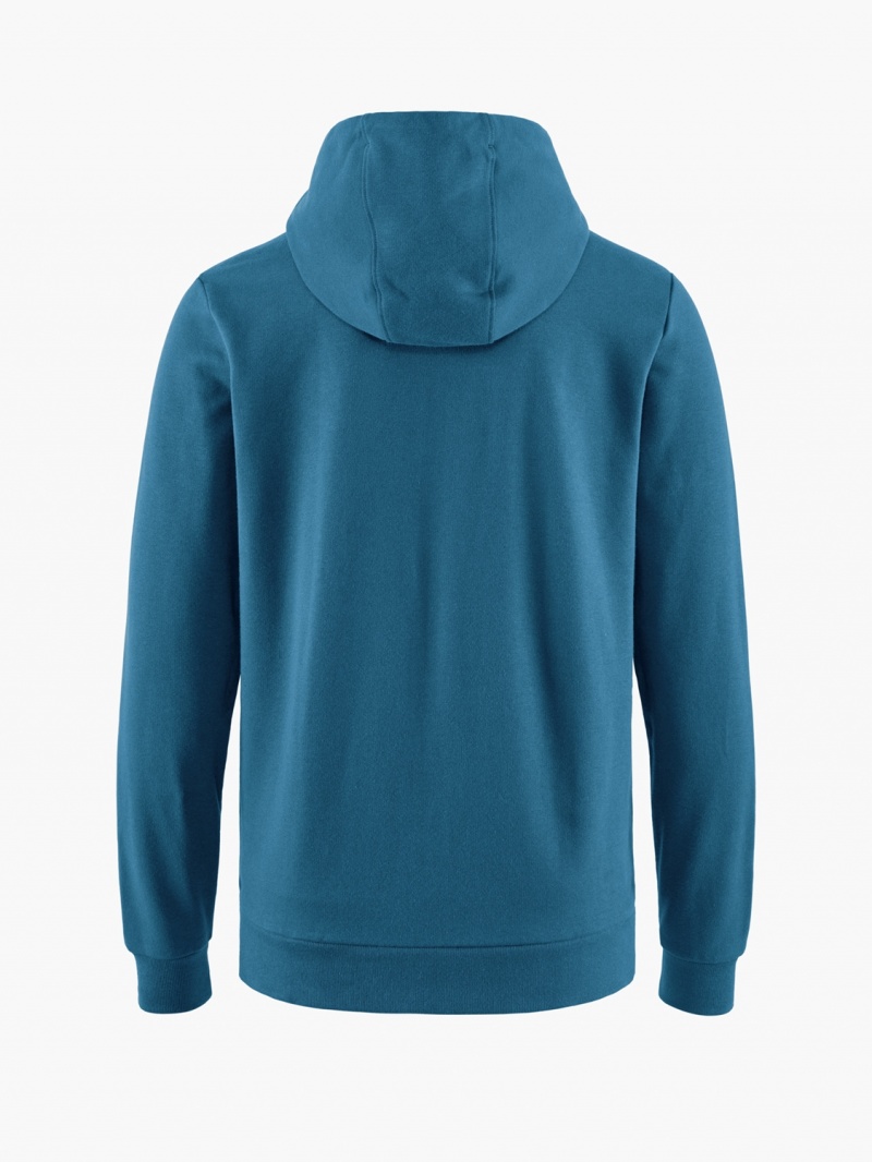 Women Klättermusen Runa Maker Zip Hoodie Sweater Blue | 31964EZPF