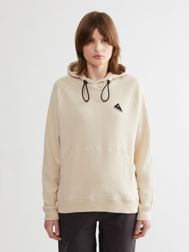 Women Klättermusen Runa Nomad Hoodie Gold | 52601HNJI