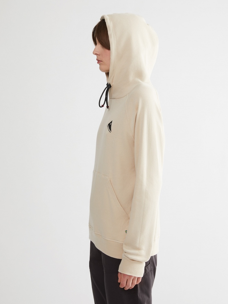 Women Klättermusen Runa Nomad Hoodie Gold | 52601HNJI