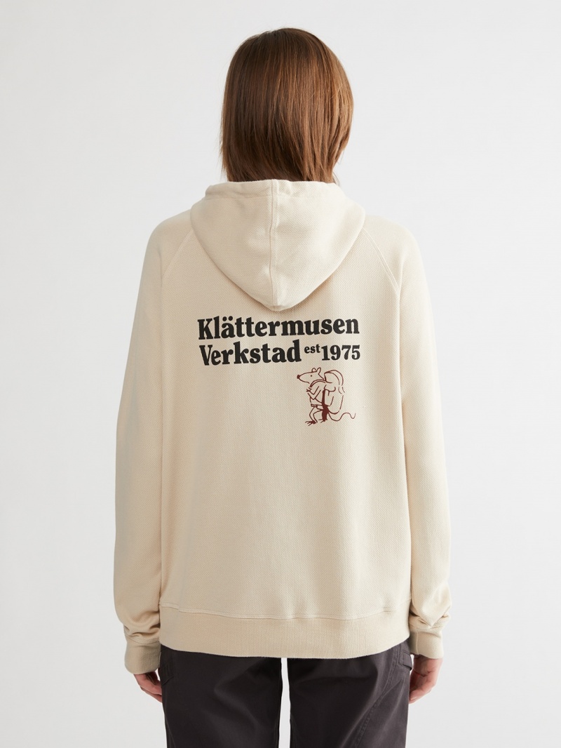 Women Klättermusen Runa Nomad Hoodie Gold | 52601HNJI