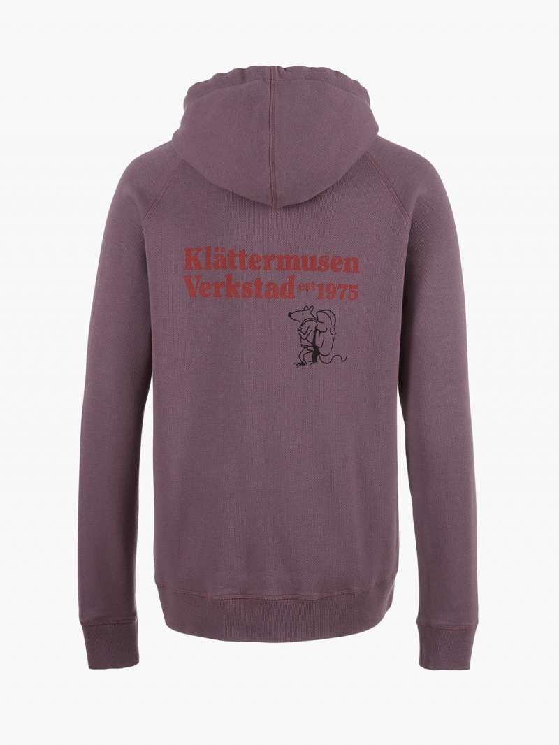 Women Klättermusen Runa Nomad Hoodie Purple | 27659DYQF